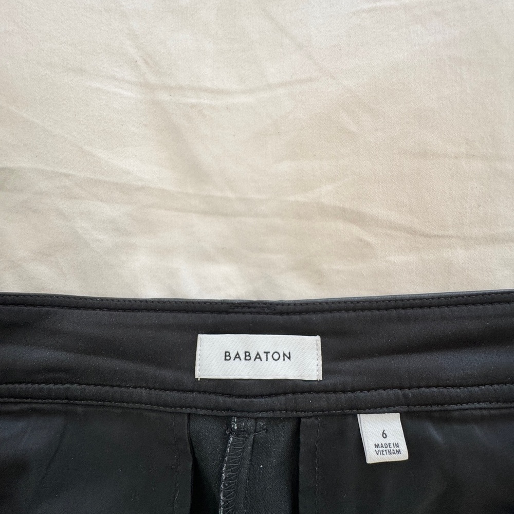 Babaton Cropped Leather Pant - Command (Aritzia) - image 4